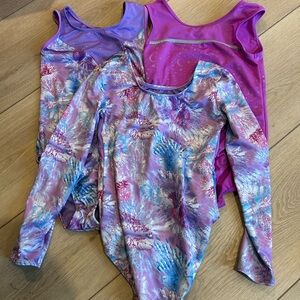Colorful Gymnastics Leotards